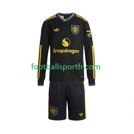 Tenue Manchester United Enfant Troisieme 2025-2026 Maillot de Foot ML